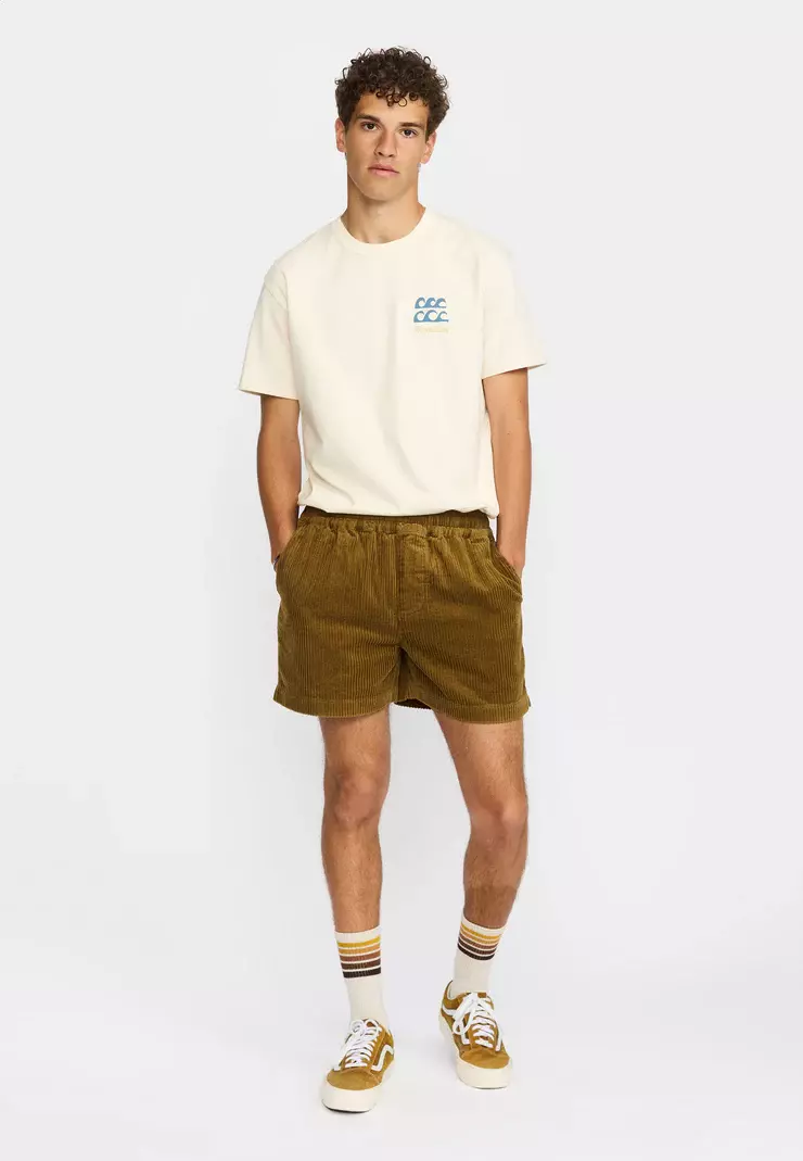 Revolution Cord Casual Shorts Herren braun
